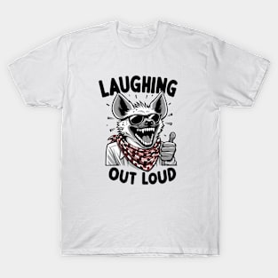 Hyena Laughing Out Loud T-Shirt